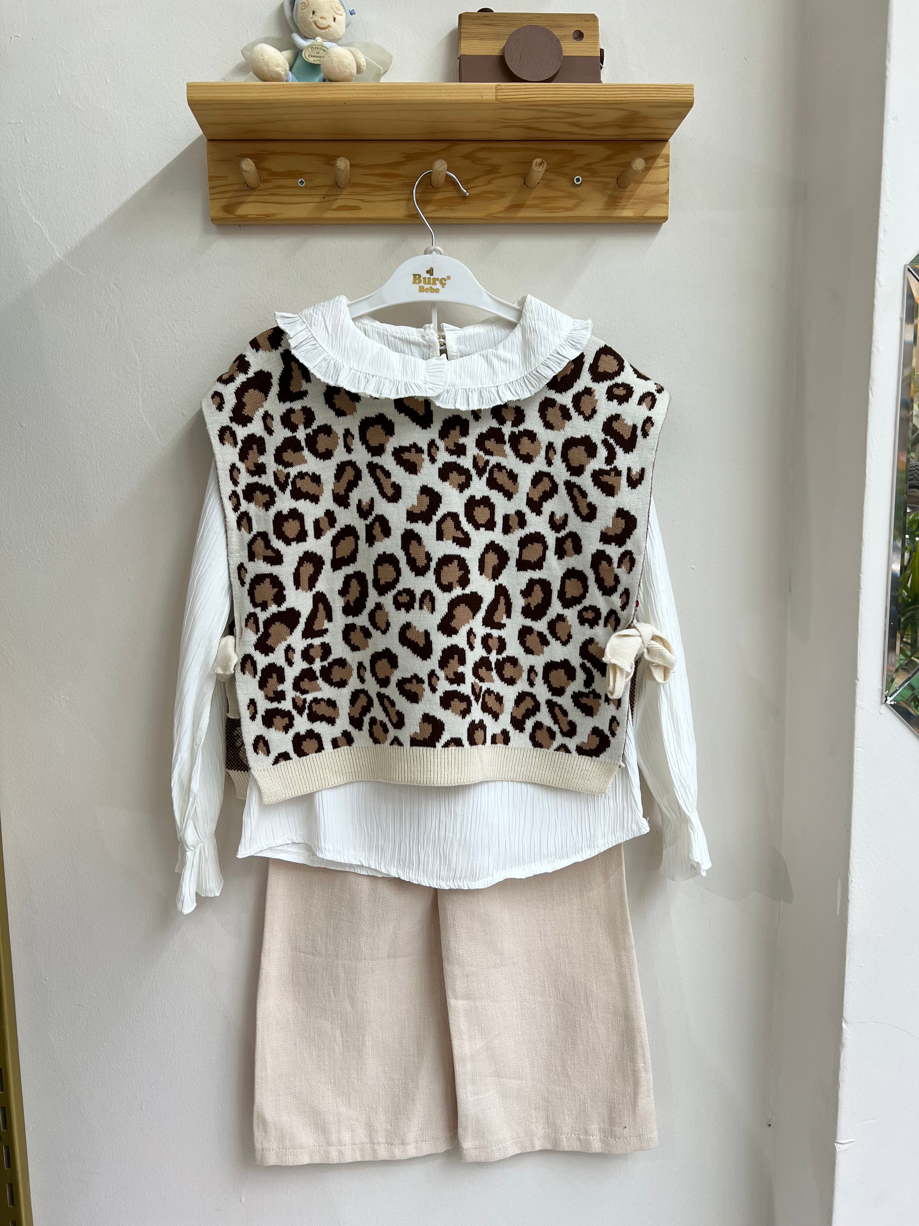 Leopar Süveterli Takım