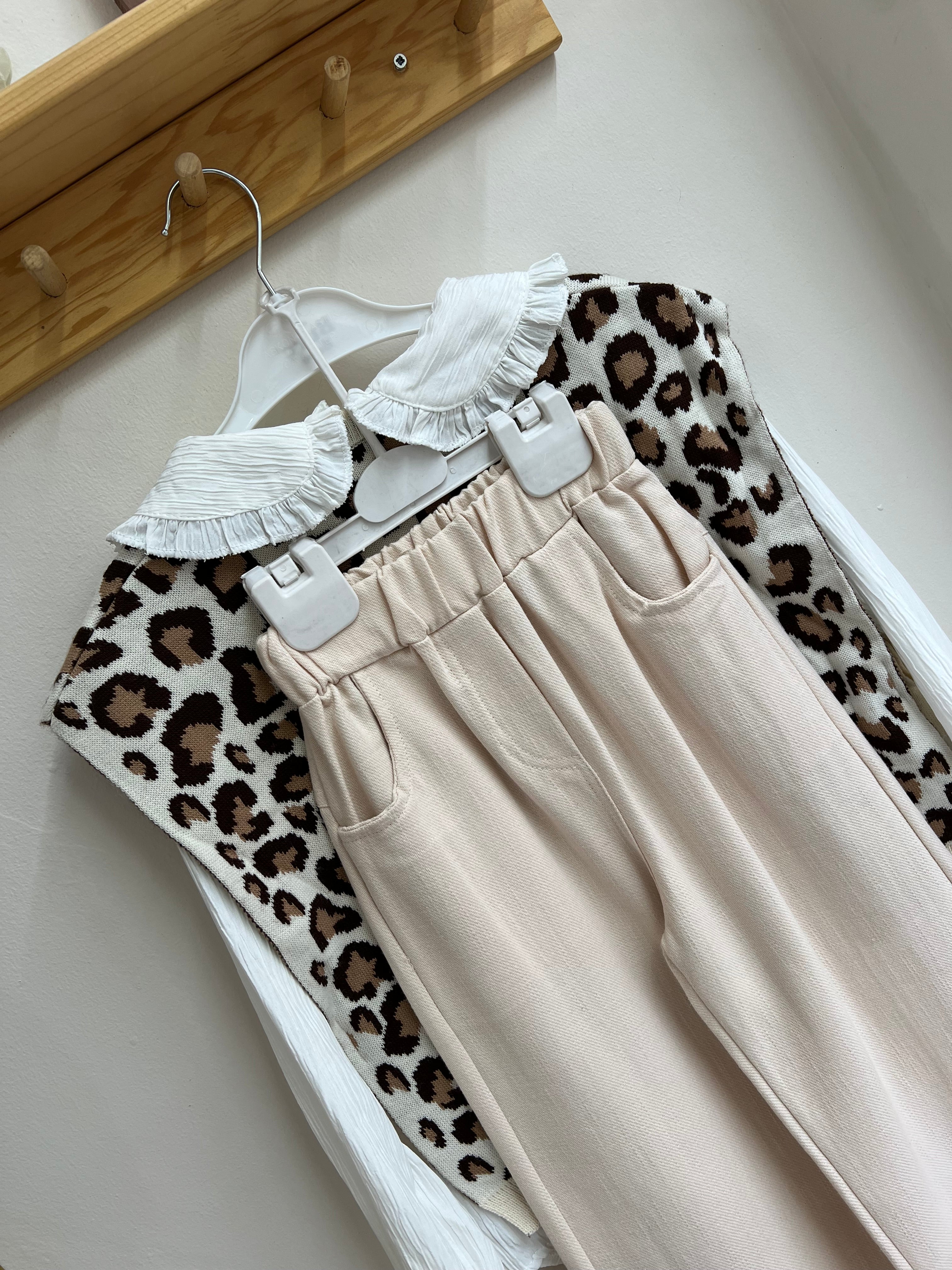 Leopar Süveterli Takım