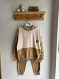 Fermuarlı Camel Takım