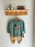 Mint Camel Kapüşonlu Takım